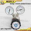 High purity 1/4"NPT F dual-stage low pressure regulator